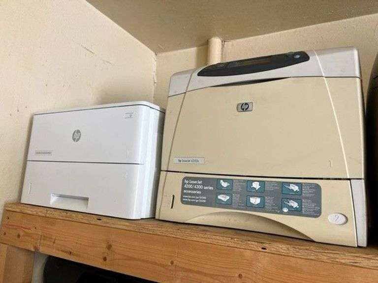 HP LaserJet Enterprise M507 Printer, HP LaserJet 4200N Printer, Working Condition Unknown
