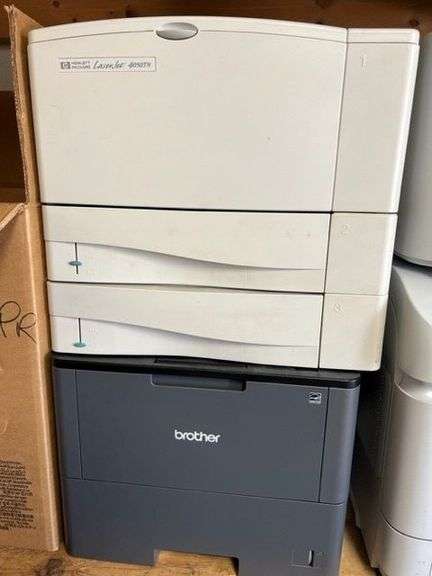 HP LaserJet 4050TN Printer, Brother Hl-L6200dw Printer, Working Condition Unknown