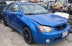 2005 Kia Spectra - arrest, I have the key, starts, runs/drives, a/c works, 182k miles showing, storage lien