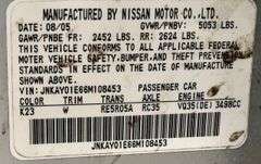 2006 Infiniti M35 - wrecked, abandoned on the side of the road * no key * storage lien