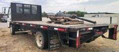 2006 Isuzu NPR - good blue title * transmission bolts fell out, transmission twisted and broke the case & also messed up the motor * Has the 6.0L gas motor from Chevy