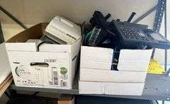 Boxes of Misc. Office Items, Working Condition Unknown