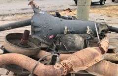 2006 Isuzu NPR - good blue title * transmission bolts fell out, transmission twisted and broke the case & also messed up the motor * Has the 6.0L gas motor from Chevy