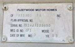 1988 Chevrolet Motorhome