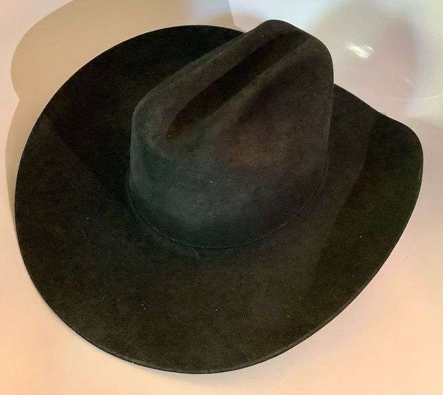 David's 5X Black Felt Hat - Size 7-1/8