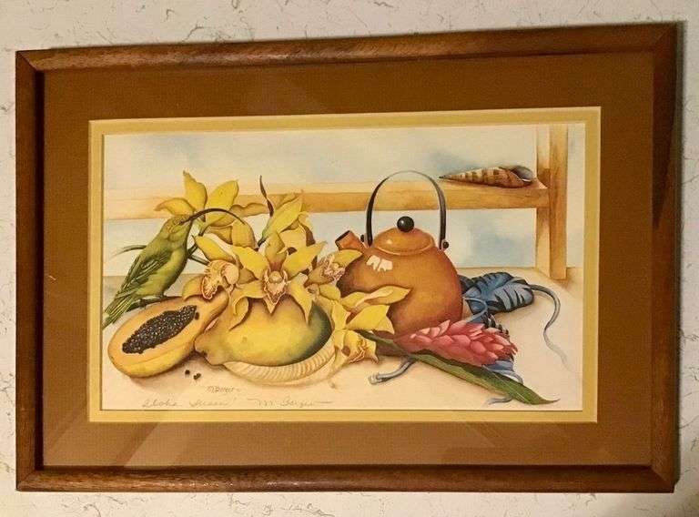 Framed Still Life Art - M. Berger