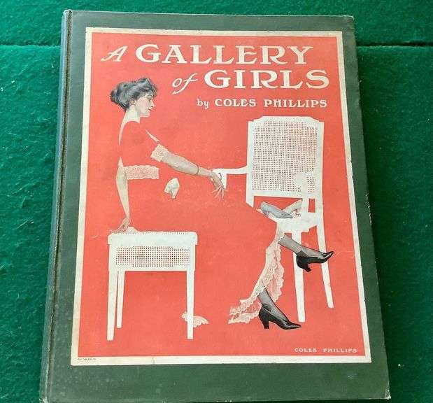 Antique Book - A Gallery of Girls - c.1911