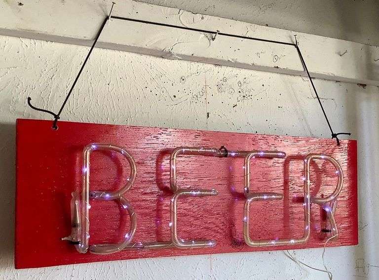 Lighted Beer Sign