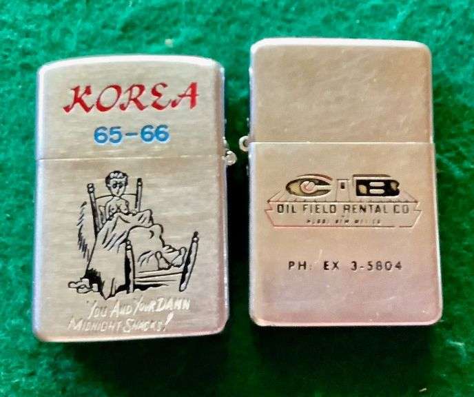 2 Vintage Cigarette Lighters