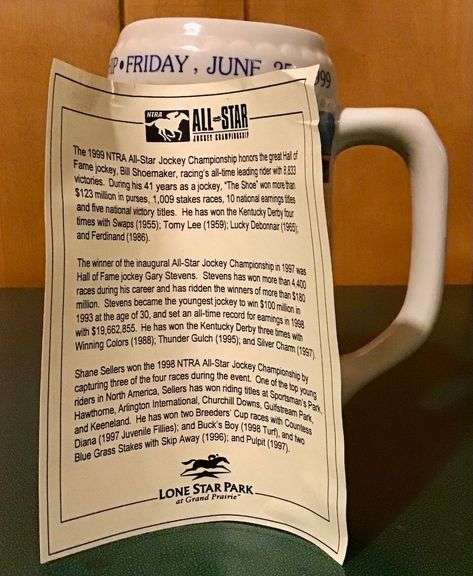 All Star Jockey Stein