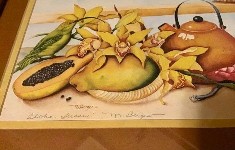 Framed Still Life Art - M. Berger