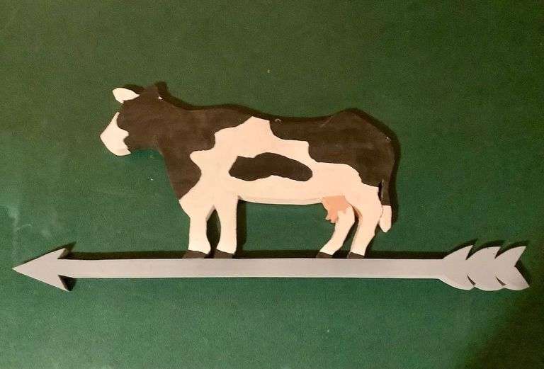 Wood Cow Sign
