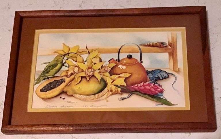 Framed Still Life Art - M. Berger