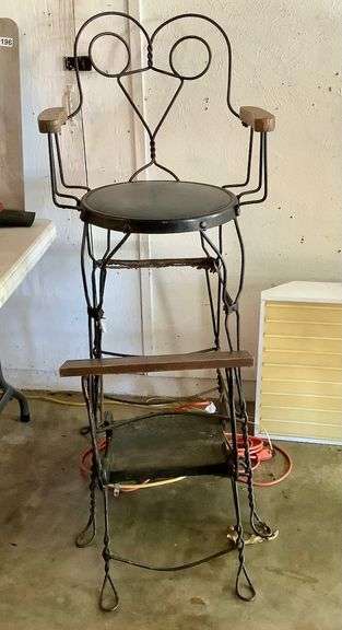 Vintage Shoe Shine Chair