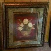 Pair of Framed Floral Art Prints