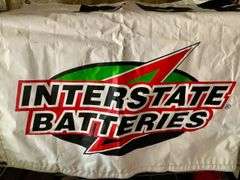 2 Interstate Batteries Banners