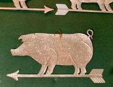 3 Tin Pig Signs
