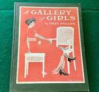 Antique Book - A Gallery of Girls - c.1911