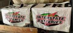2 Interstate Batteries Banners
