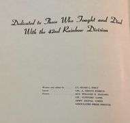 42nd Rainbow Division Infantry Book