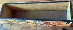 Decorated Wood Storage Box
