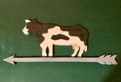 Wood Cow Sign