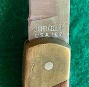 Schrade Folding Knife with Sheath