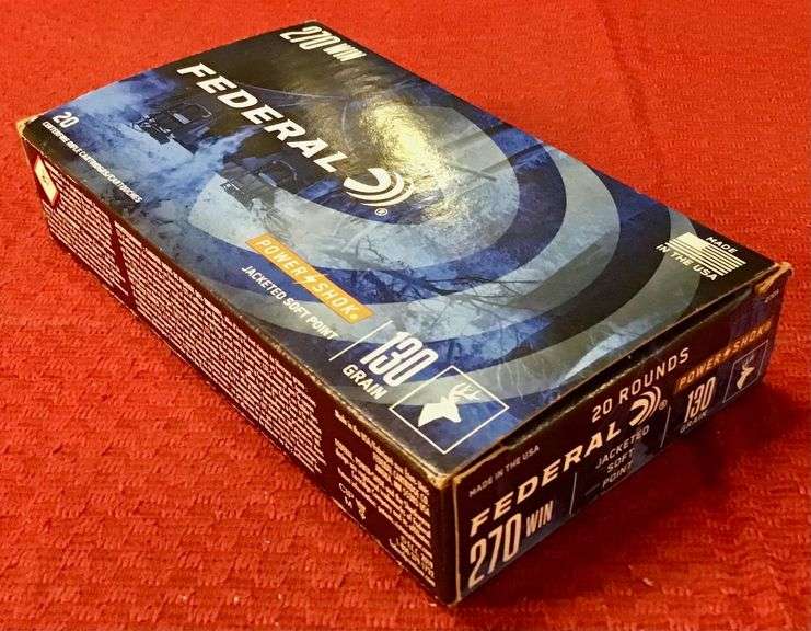 16rds Federal PowerShok JSP 270Win