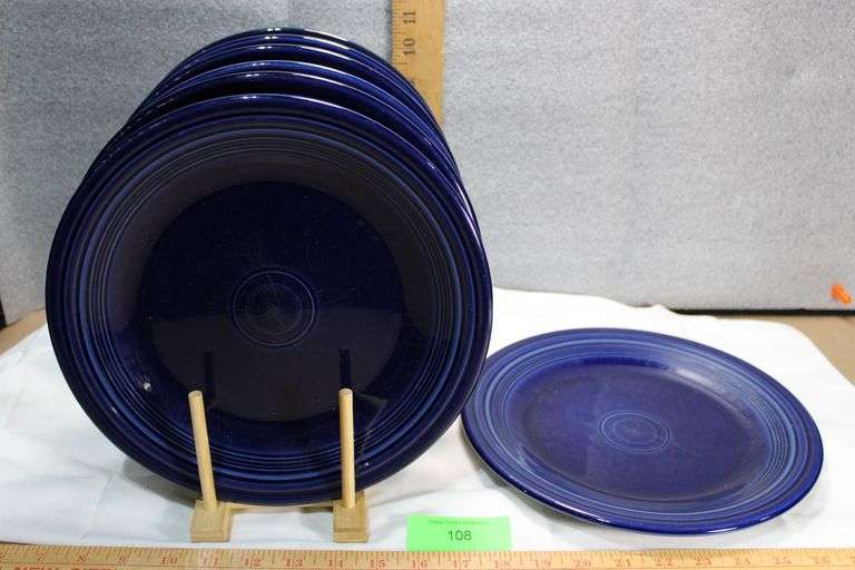 Fiesta Ware 7 Plates. No Chips image