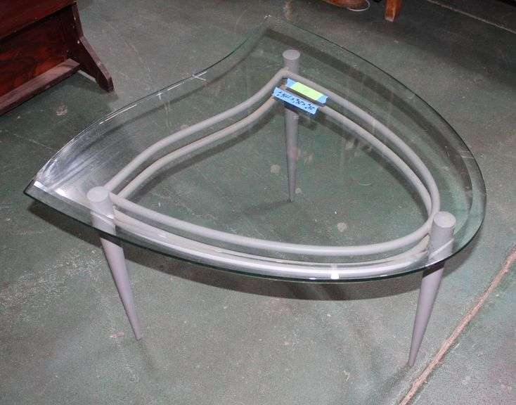 Glass Top Side Table image