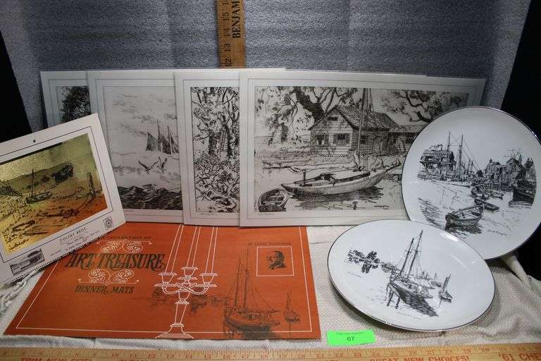 Art Treasure Placemats and Plates image