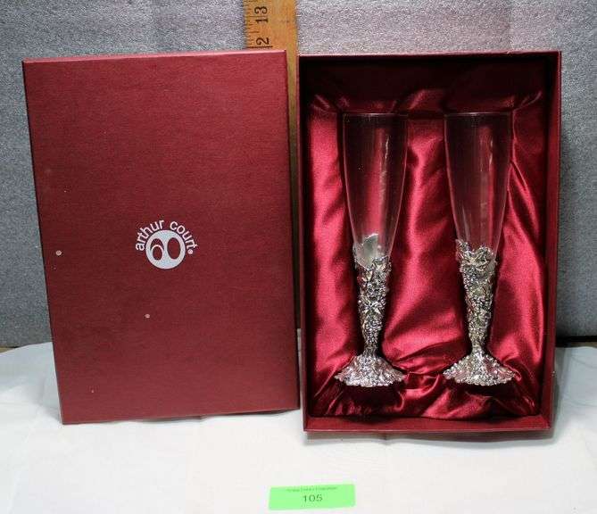 Arthur Court Champagne Glasses image