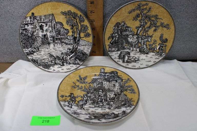 American Atelier 3 Pc Collectors Plates image