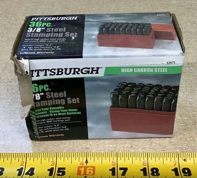 Pittsburgh 3/8in Steel Letter Stamps image