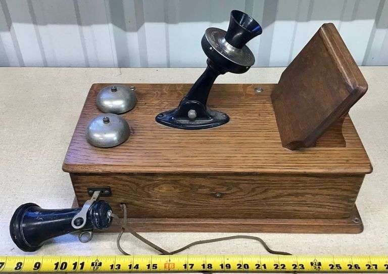 Antique Wall Telephone image