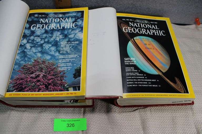 2 Pc 1981 Vol. 159-160 National Geographic image