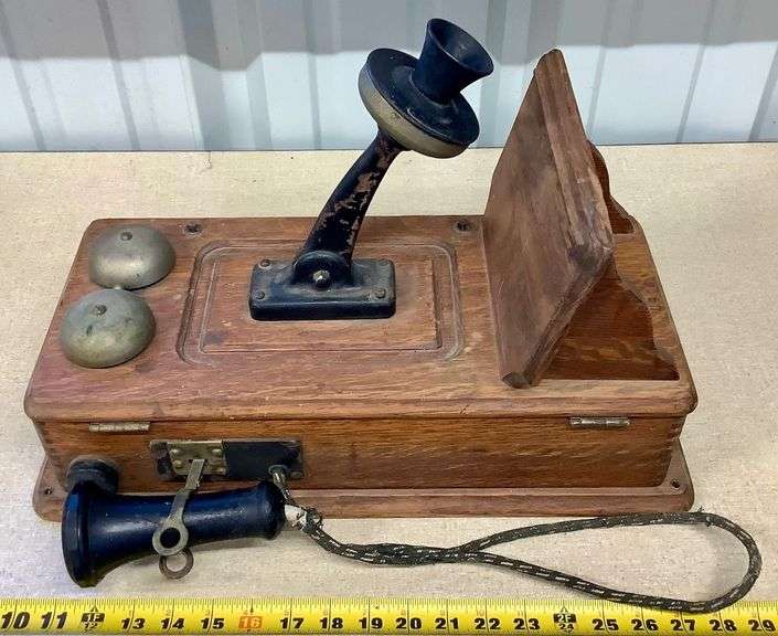 Antique Wall Telephone image