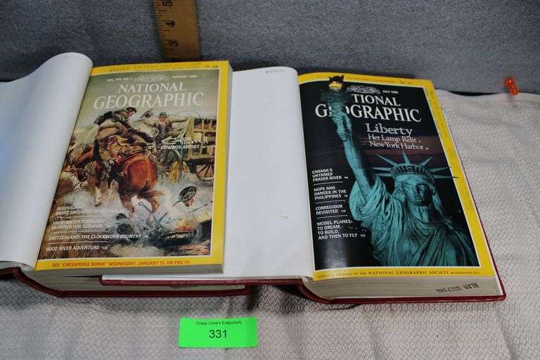 2 Pc 1986 Vol. 169-170 National Geographic image