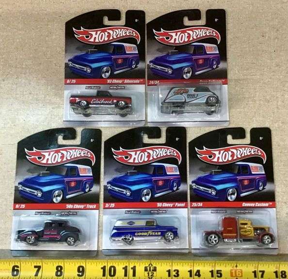 5 New in Package Hot Wheels Cars image