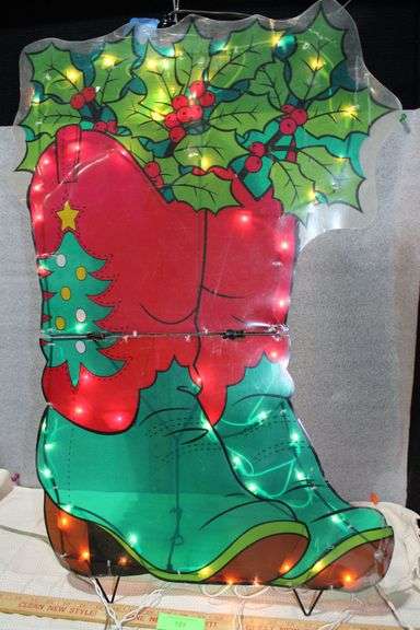 Lighted Christmas Boots image