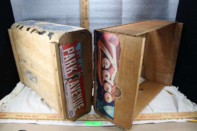 2 Wood Fruit Crates image