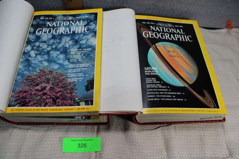 2 Pc 1981 Vol. 159-160 National Geographic image