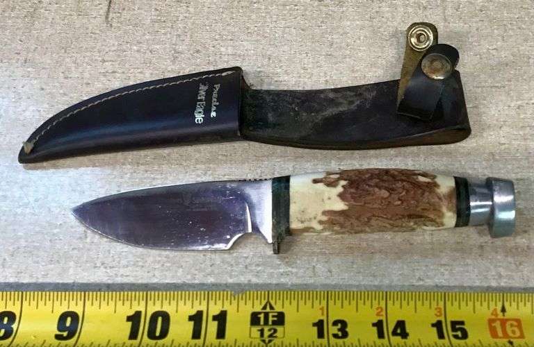 Precise Silver Eagle Fixed Blade Knife image