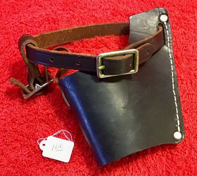 Black Leather Ankle Holster image