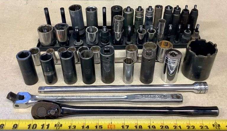 Socket Wrenches and Socket Assortment image