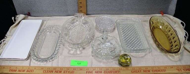 Decorative Glass Serving Trays image