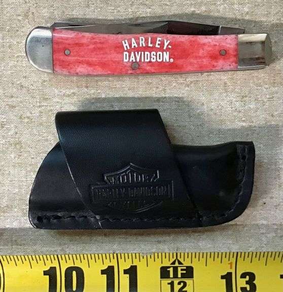 Case Harley Davidson Trapper Knife w/Belt Sheath image