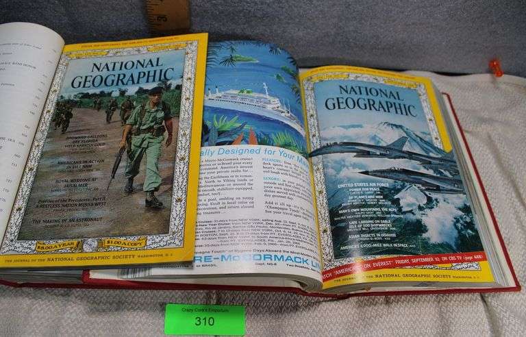 2 Pc 1965 Vol. 127-128 National Geographic image