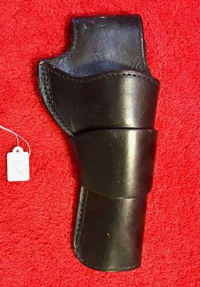 Black Leather Belt Holster image