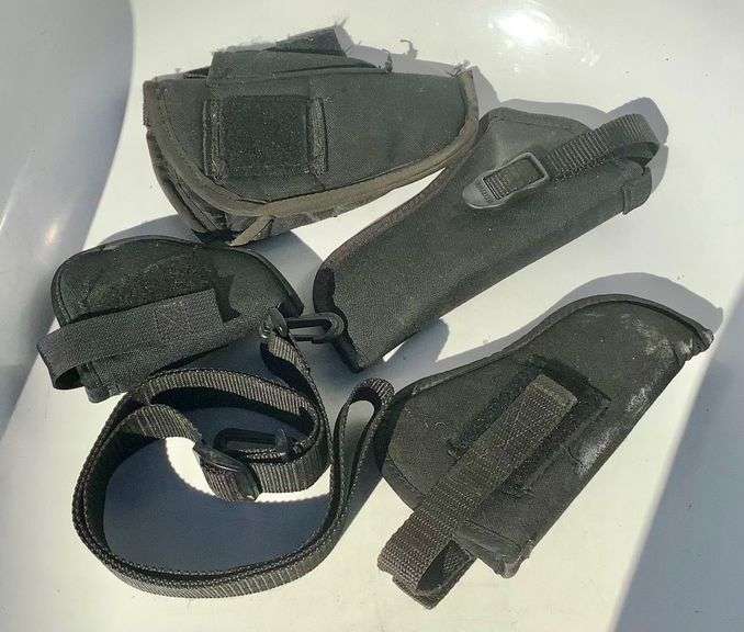 4 Nylon Pistol Holsters and Utility Strap image